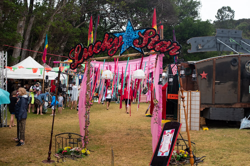 The Lucky Star stage area. Photo: Alex Blackwood. 